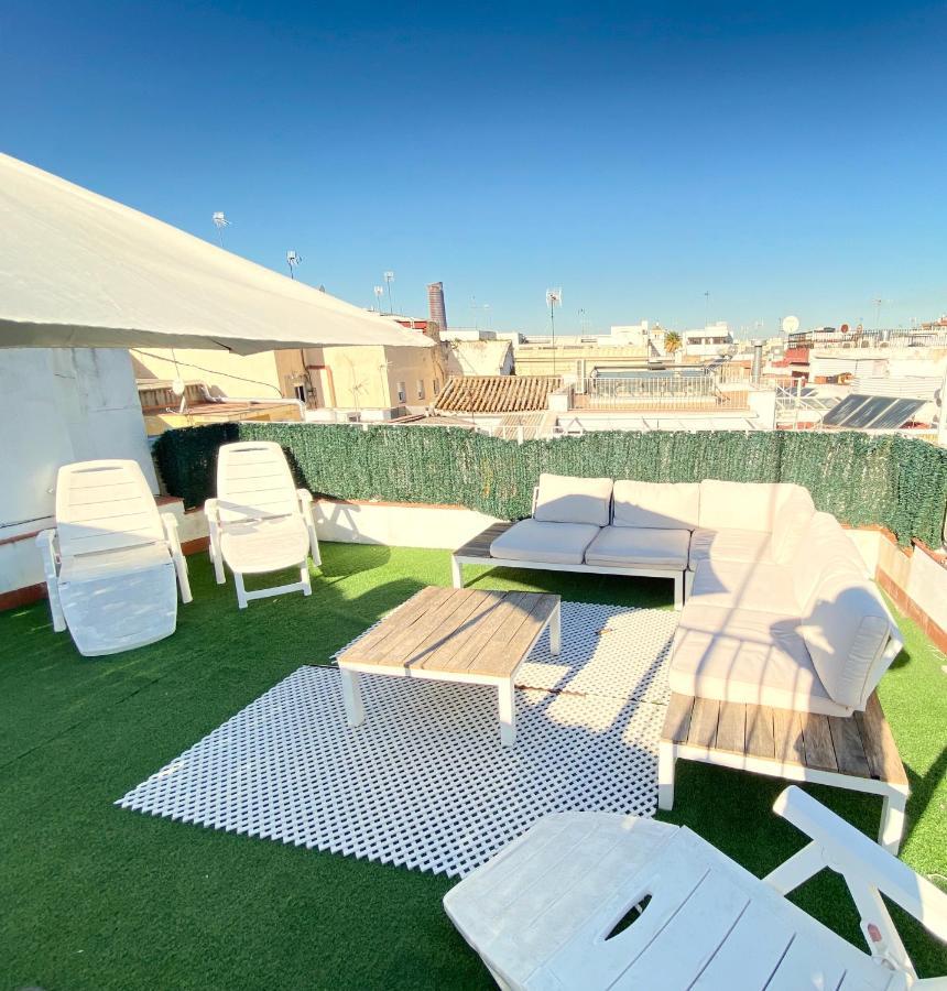 Top-Notch Downtown House With Private Rooftop Terrace And Parking Opt Sevilla Exteriör bild
